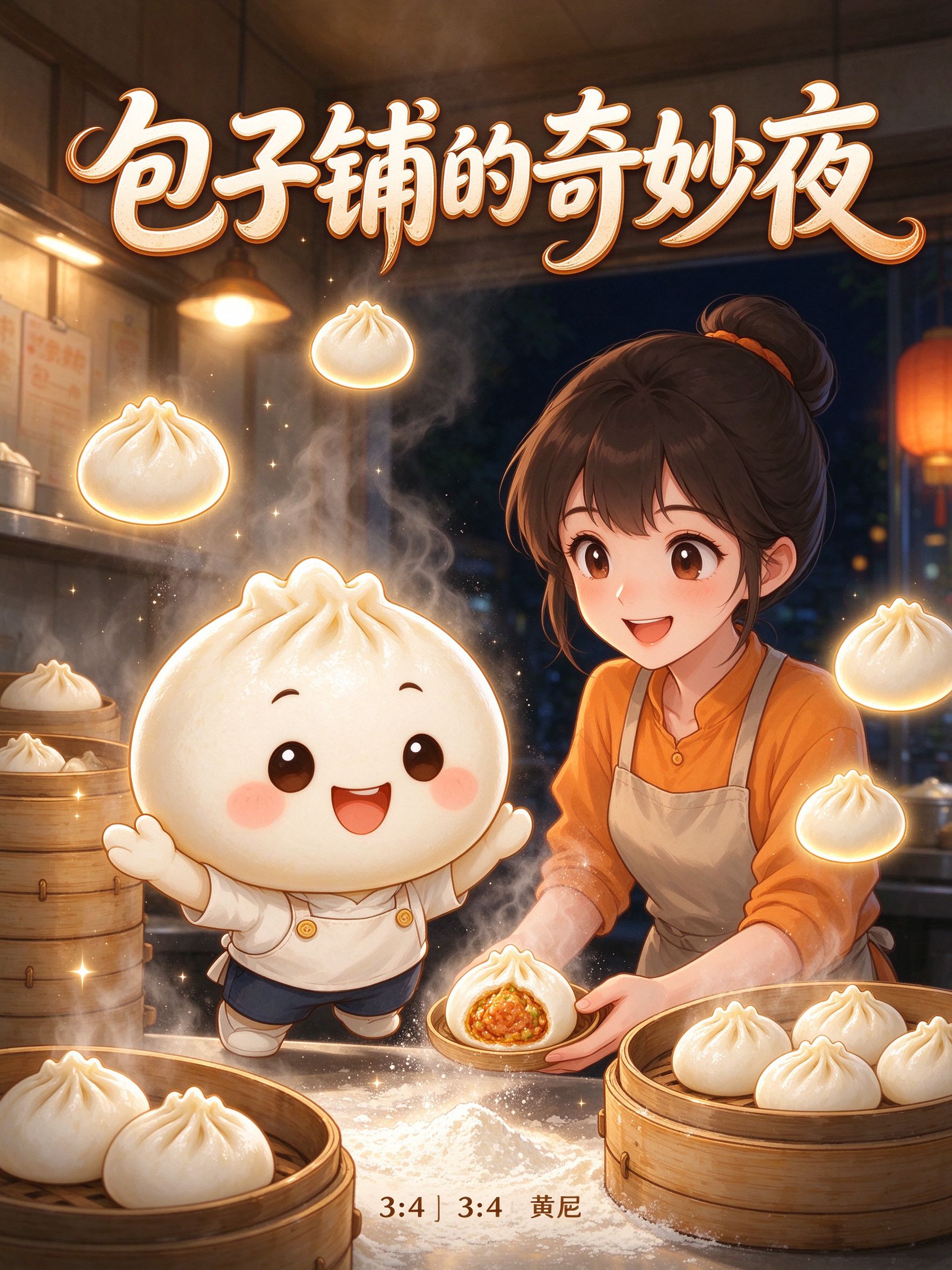 《包子铺的奇妙夜》漫画封面